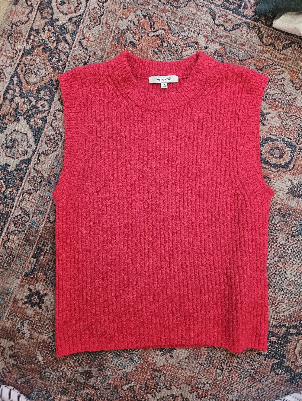 Madewell Red Sweater Vest